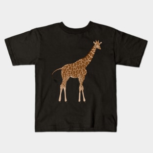 African Giraffe, Safai Animal Kids T-Shirt